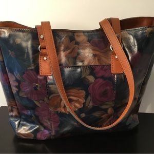 Patricia Nash Leather Floral Tote bag